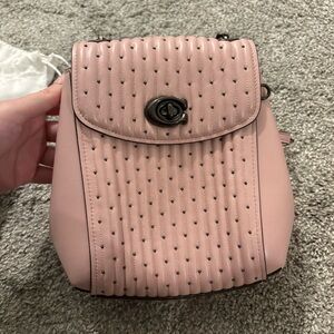 Pink Coach Backpack